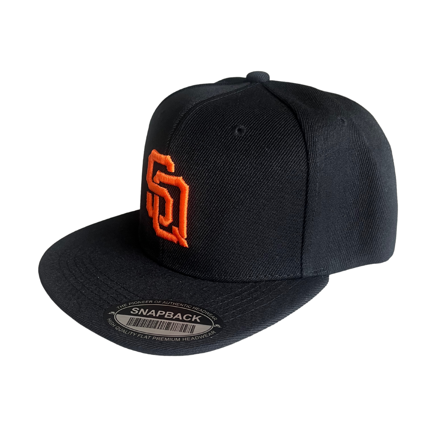 StitchQuarters Snapback SF Giants Black and Orange Hat