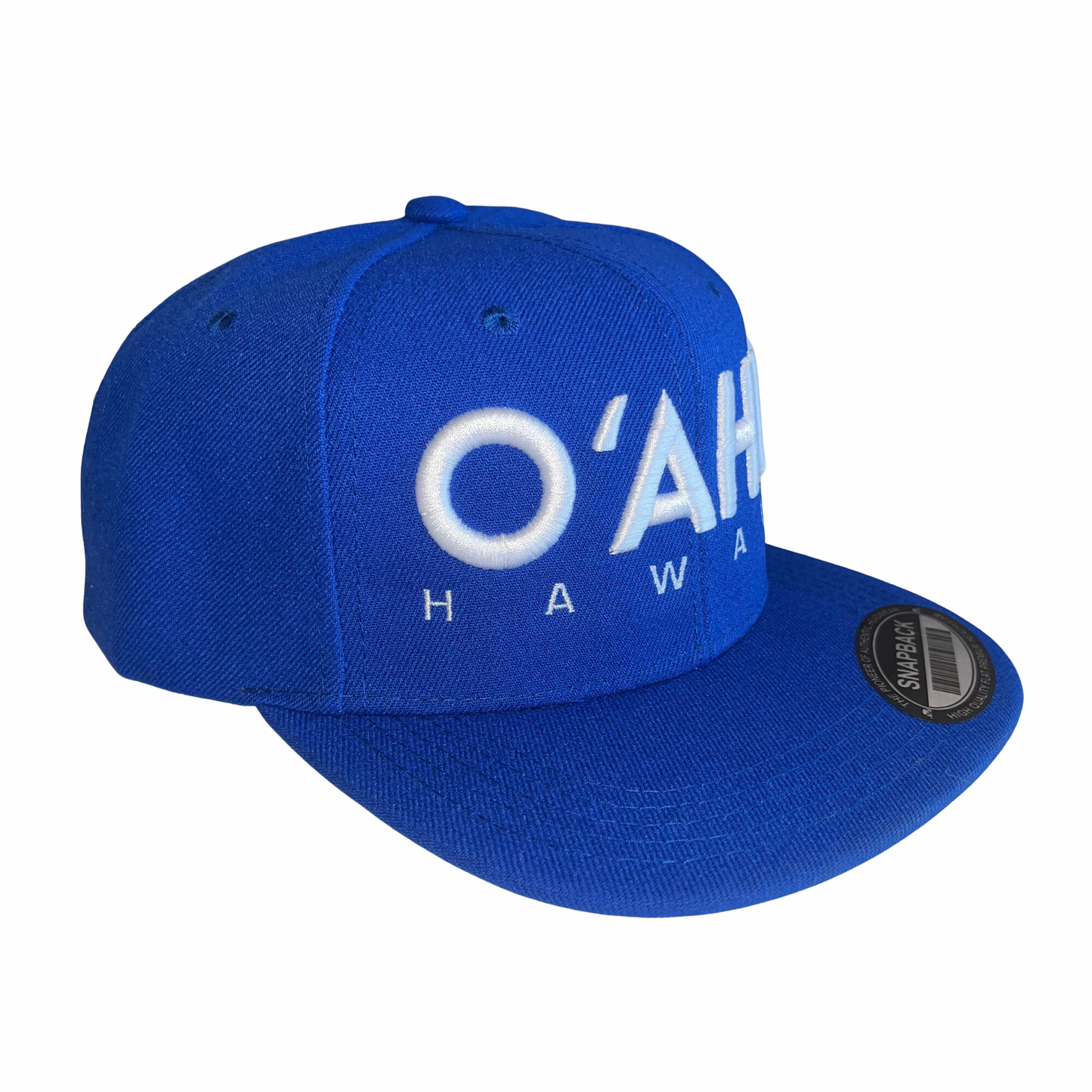 Oahu Royal Blue and White Snapback Hat