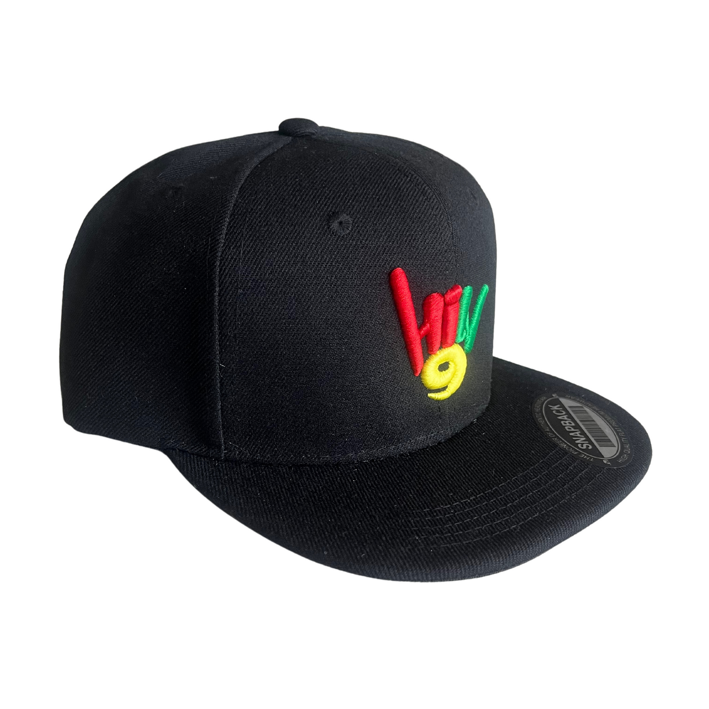 HILV9 Shaka Snapback Black Rasta Hat