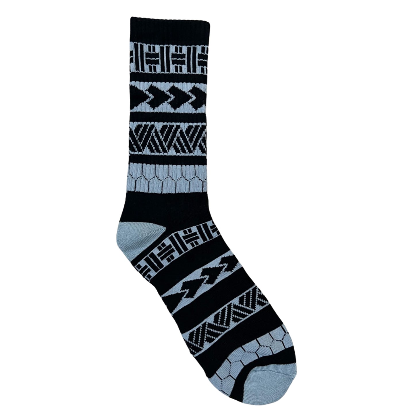 Footwork Brand Tribal Black and Grey Socks