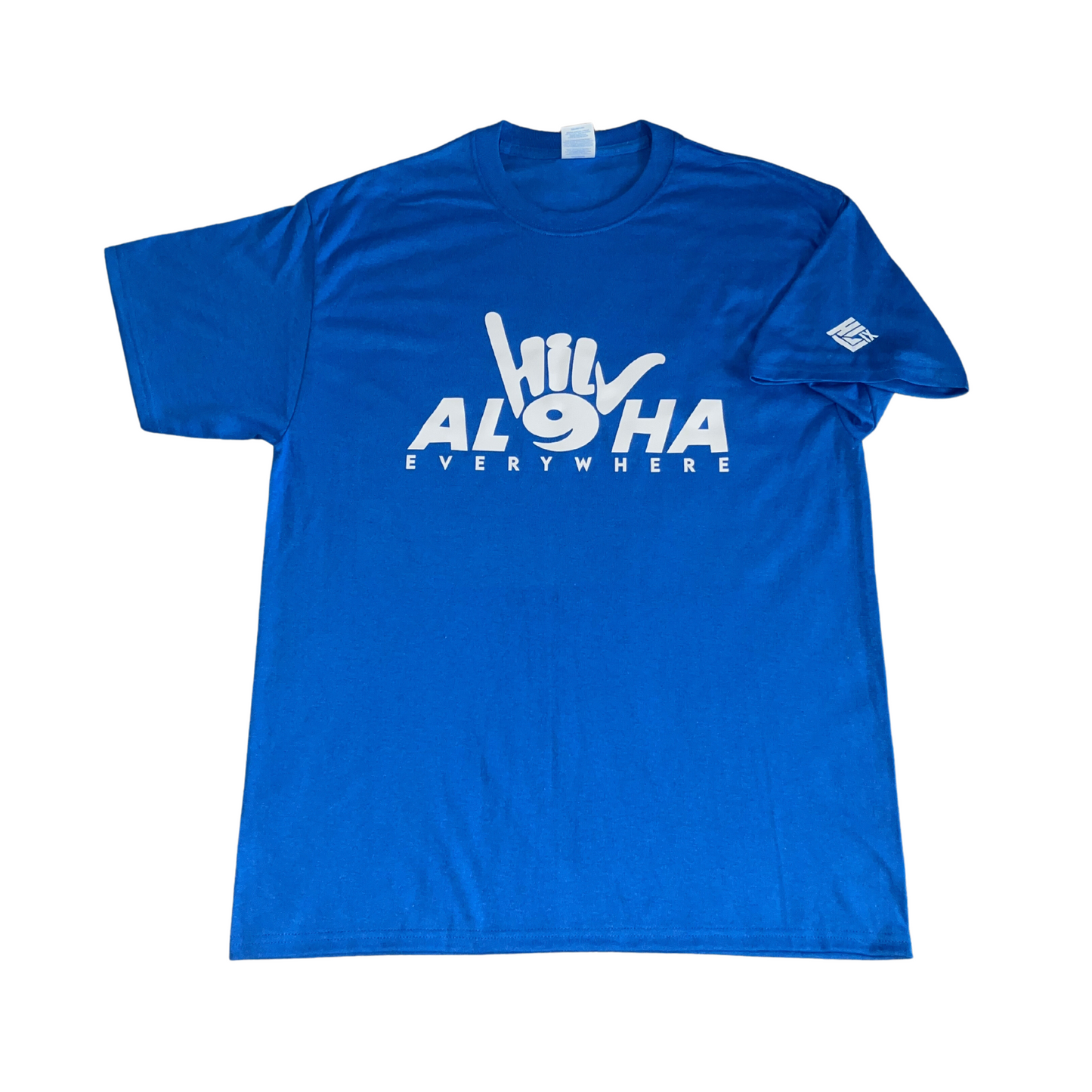 HILV9 Aloha Everywhere Royal Blue and White Shirt