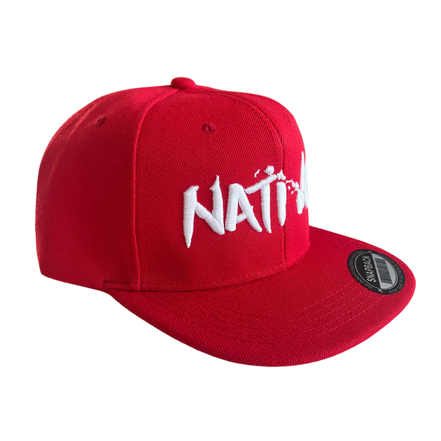 HILV9 Native Red and White Snapback Hat