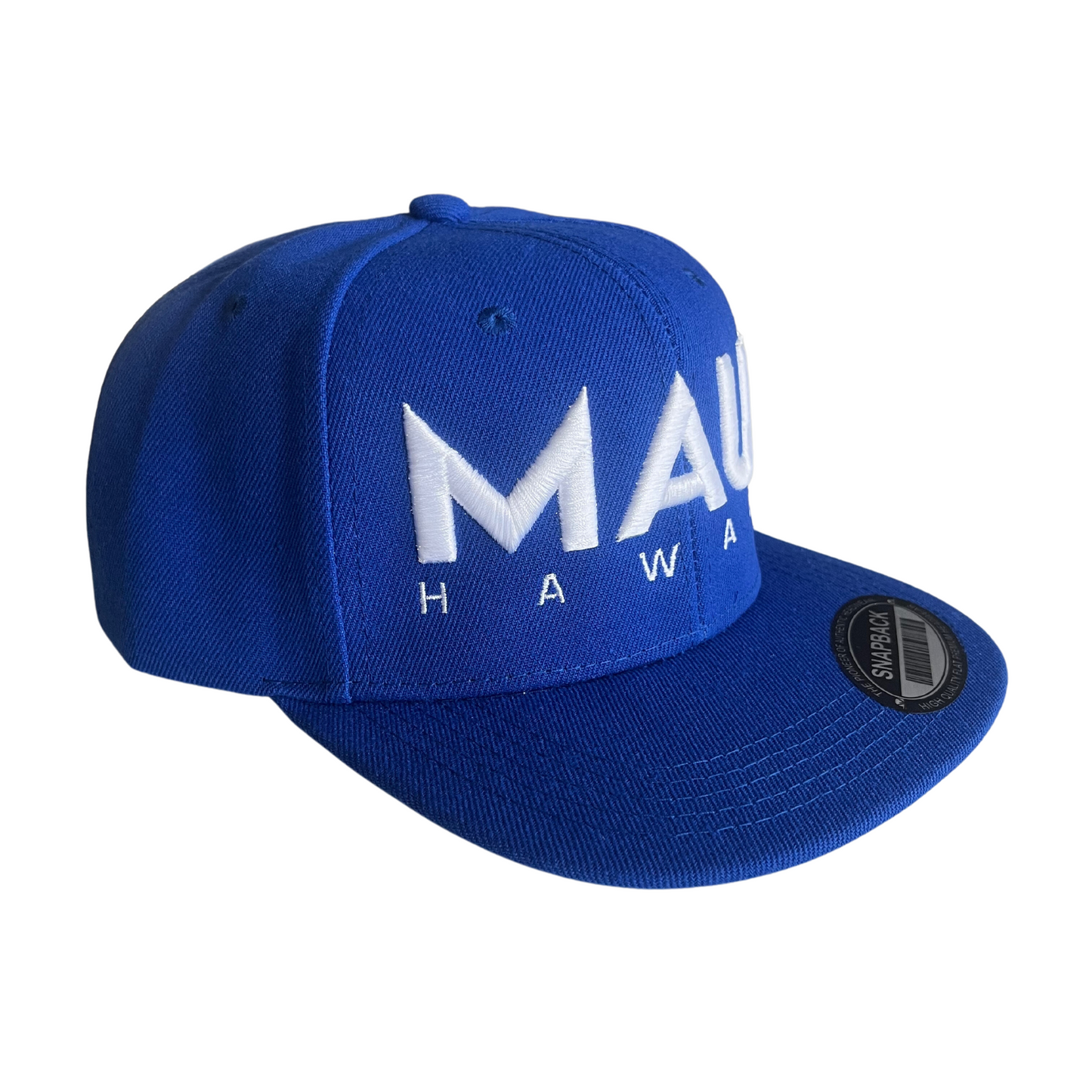 Maui Royal Blue and White Snapback Hat
