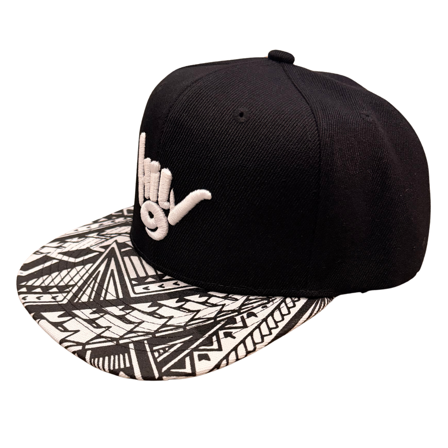 HILV9 H9 Shaka Black and White Tribal