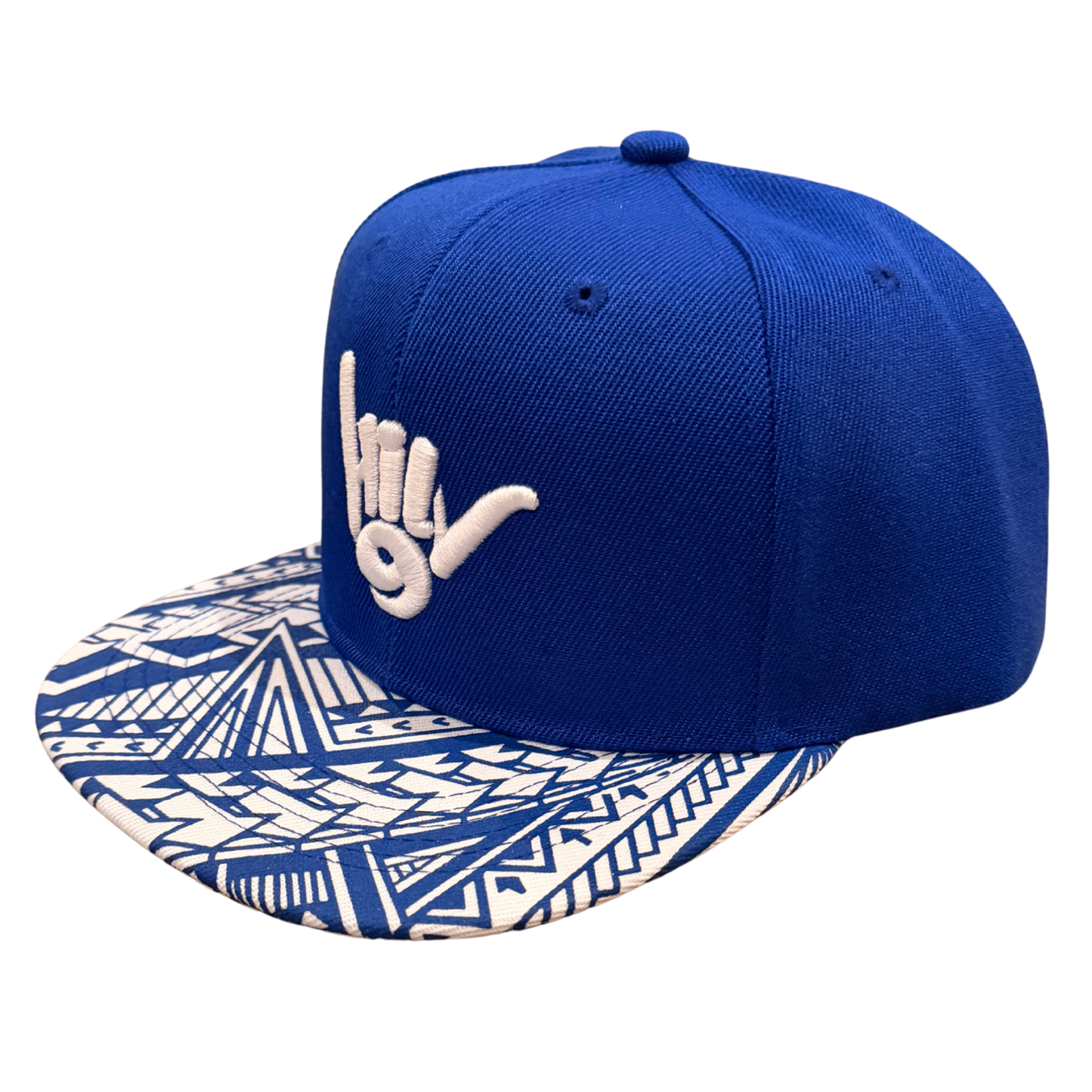 HILV9 H9 Shaka Blue and White Tribal