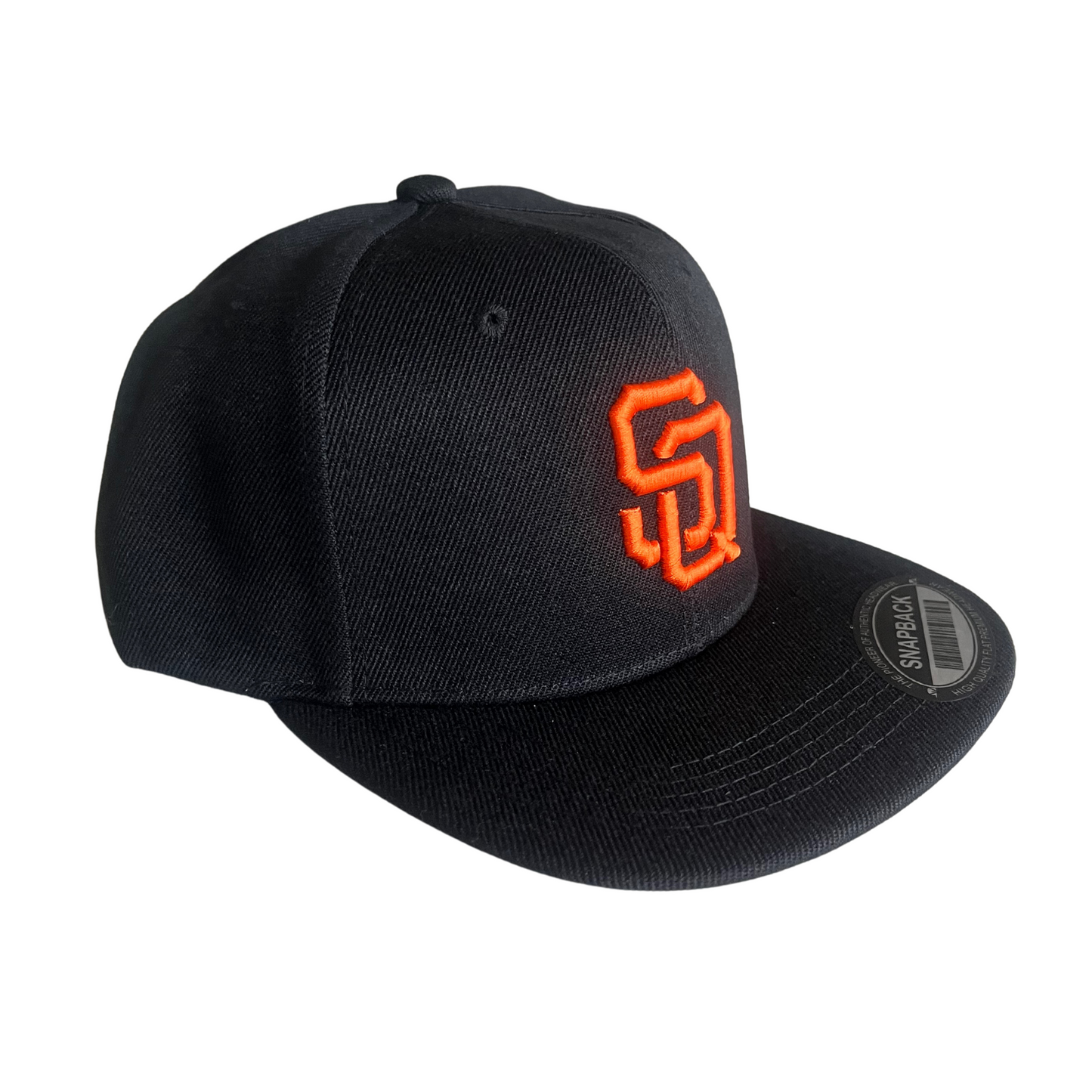 StitchQuarters Snapback SF Giants Black and Orange Hat