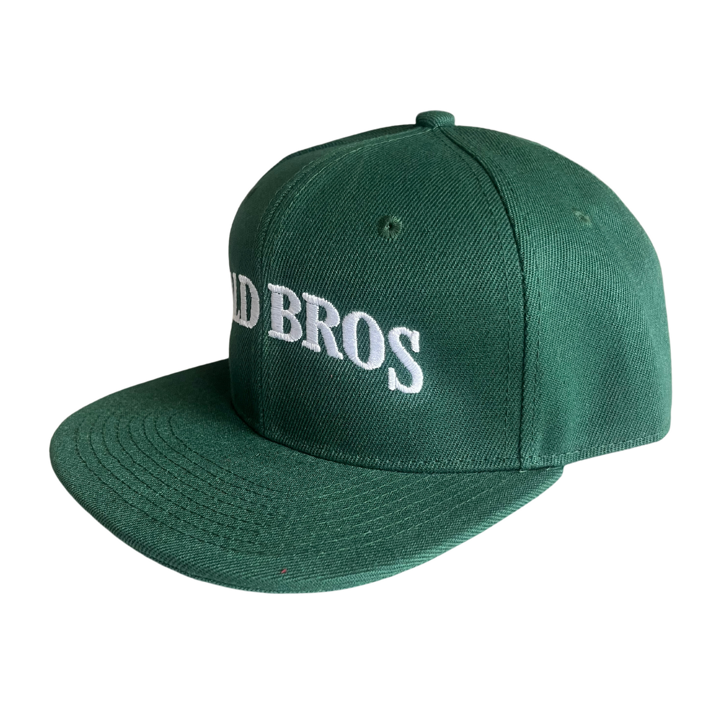 Bald Bros Snapback Green and White Hat