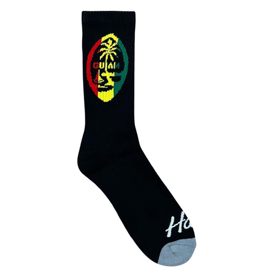 Footwork Brand Guam Black Rasta Socks