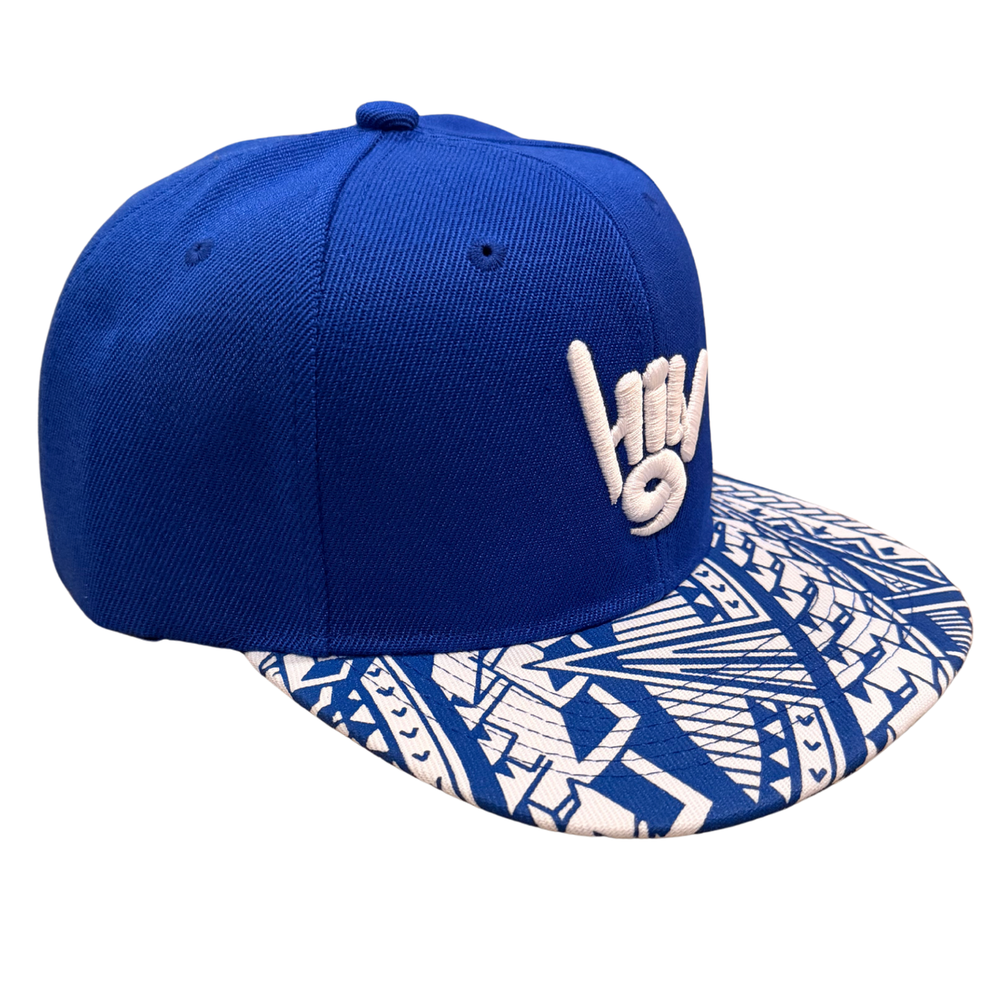 HILV9 H9 Shaka Blue and White Tribal