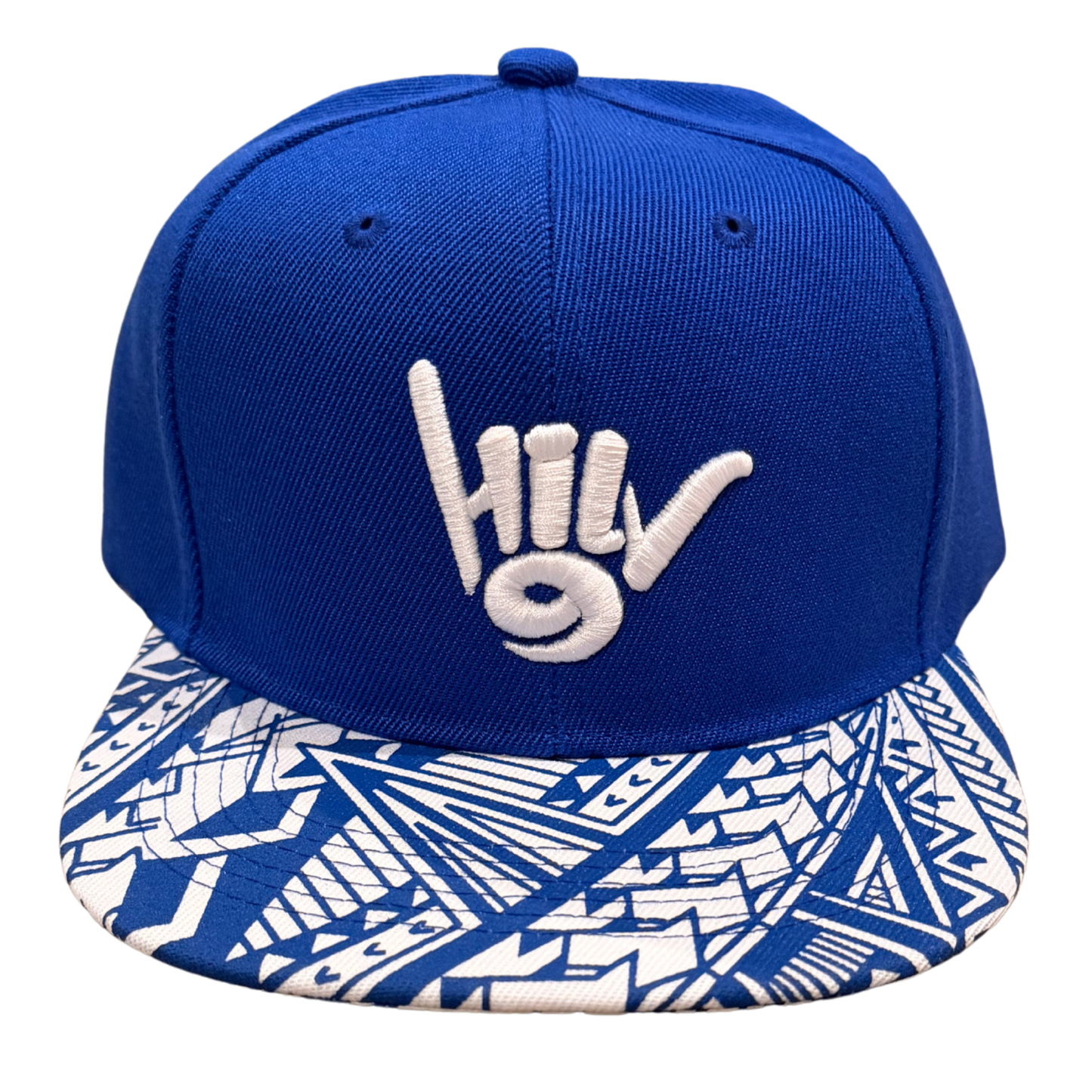 HILV9 H9 Shaka Blue and White Tribal