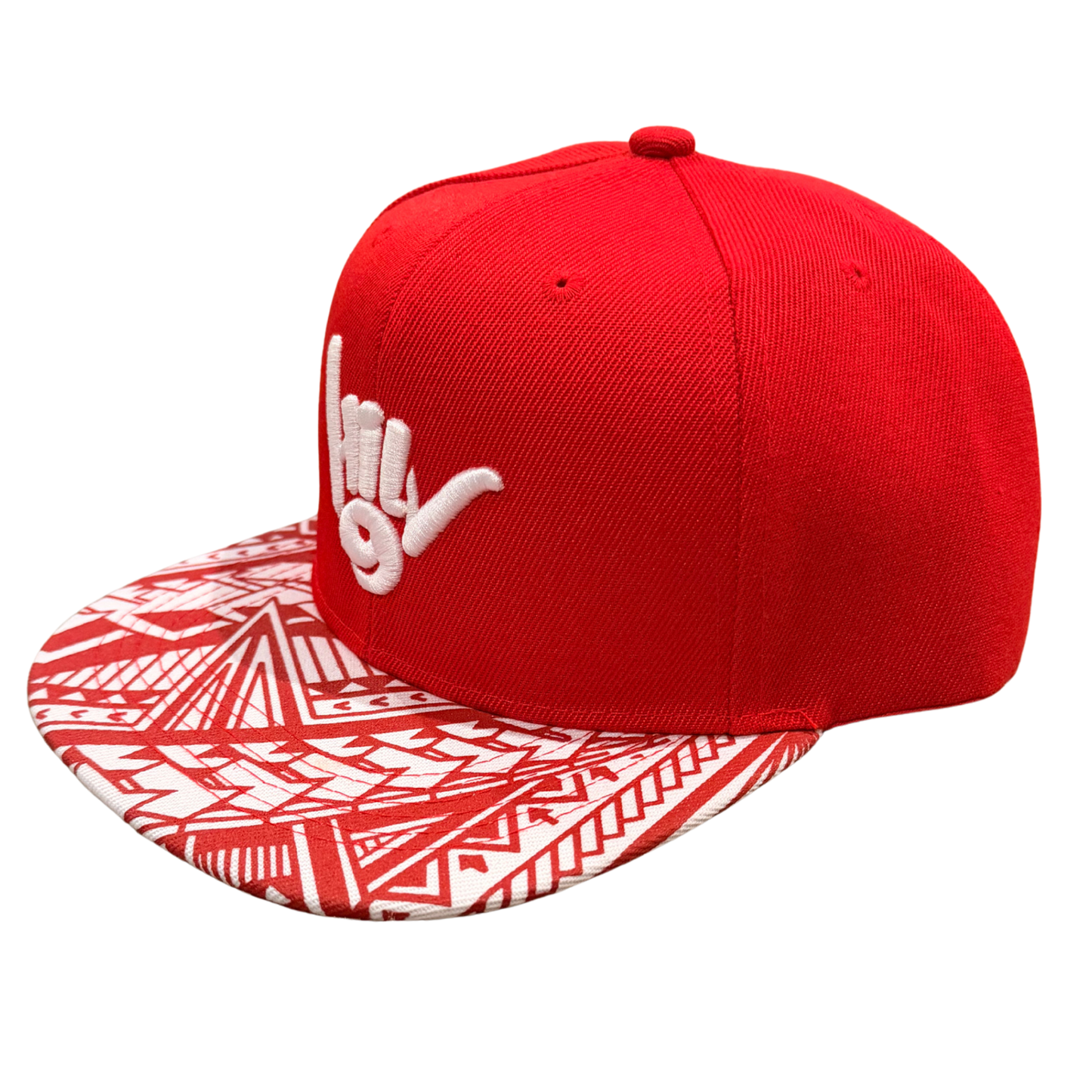 HILV9 H9 Shaka Red and White Tribal