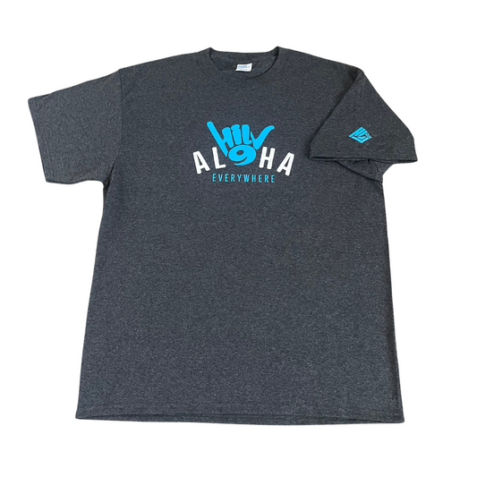 HILV9 Signature Tee-Dark Heather Grey