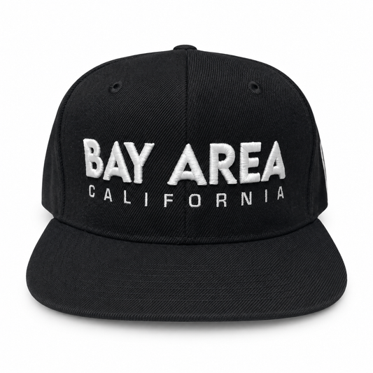 Bay Area California City Snapback Hat front view