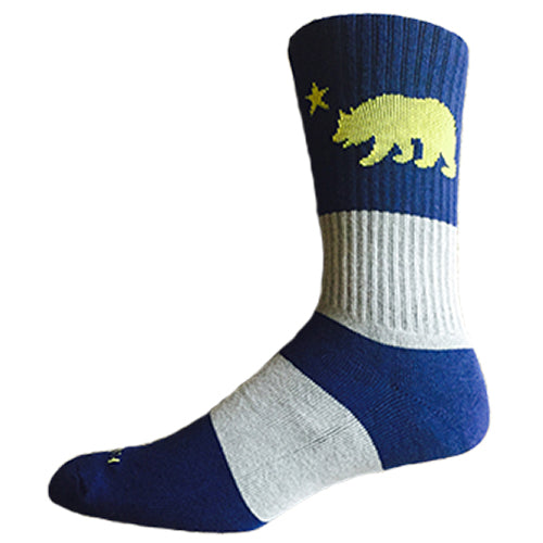 Footwork CBM California Bear Multi Stripe Cal Bears Socks