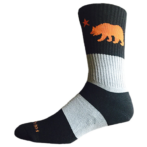 Footwork CBM California Bear Multi Stripe SF Giants Socks