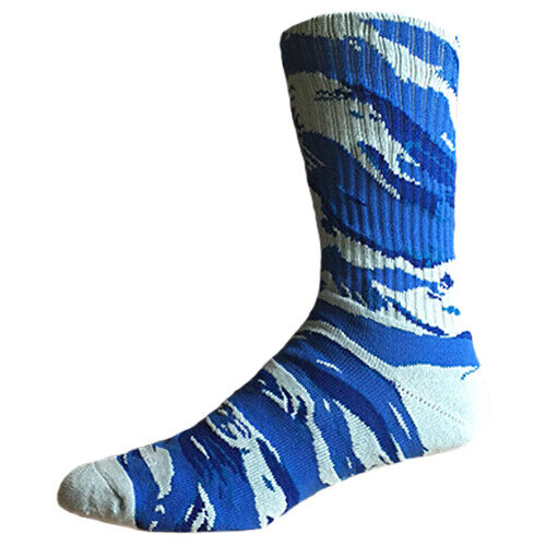 Footwork Brand Tiger Camo Blue Socks