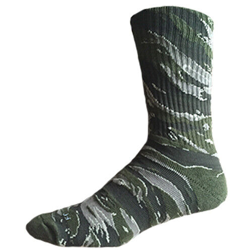 Footwork Brand Tiger Camo Green Socks